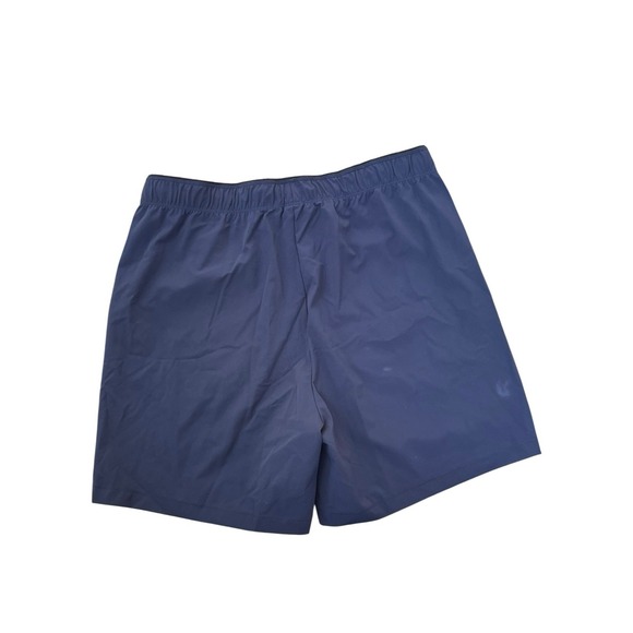 Nobull Gym Shorts Mens Large Blue Athletic Training Performance Nylon‎ Lycra - Picture 4 of 8